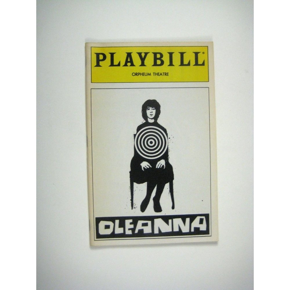 Oleanna Playbill November 1993 Jim Frangione Mary McCann David Mamet Theatre